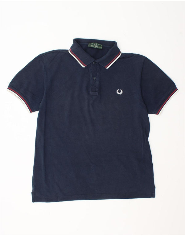 Fred Perry Herre poloshirt Medium marineblå bomuld
