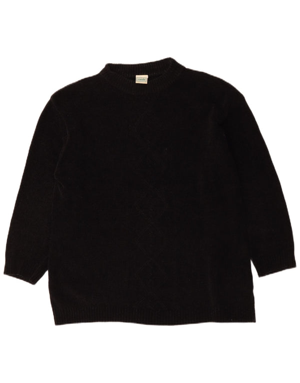 Canda Dame Oversized Turtle Neck sweater UK 14/16 Medium Black