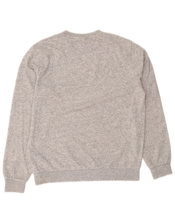 Champion drenge grafisk sweatshirt trøje 15-16 år 2XL grå flækket bomuld