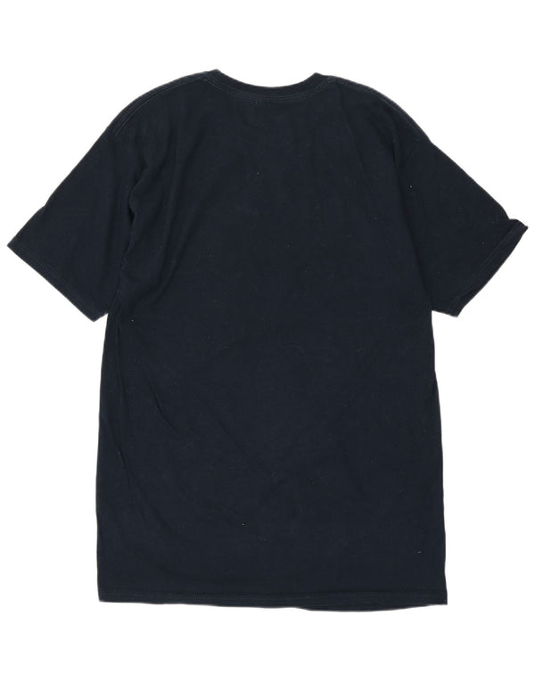 HARD ROCK CAFE Herre New York Grafisk T-shirt Top Stor marineblå bomuld