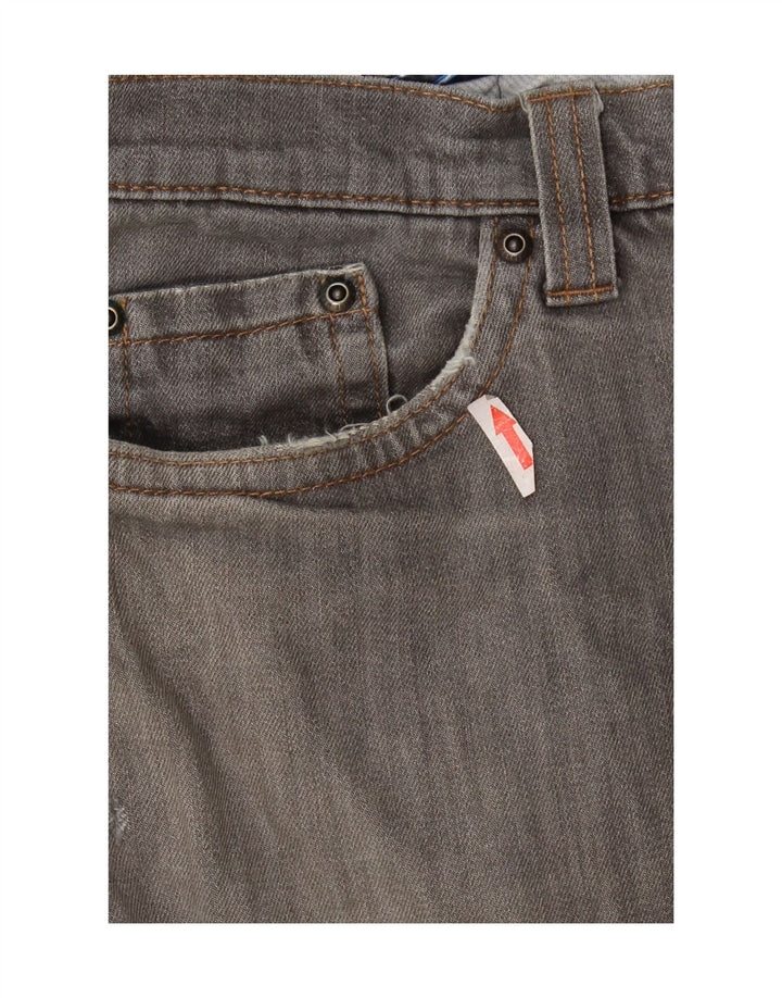 Marks & Spencer Herre Blue Harbor Straight Jeans W40 L29 Grå Bomuld