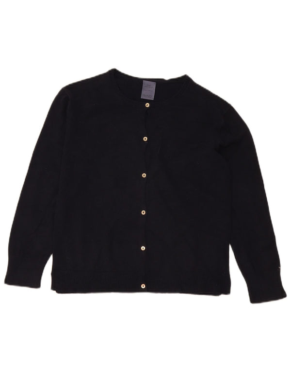 Zara Pige Cardigan Sweater 11-12 År Marineblå Bomuld