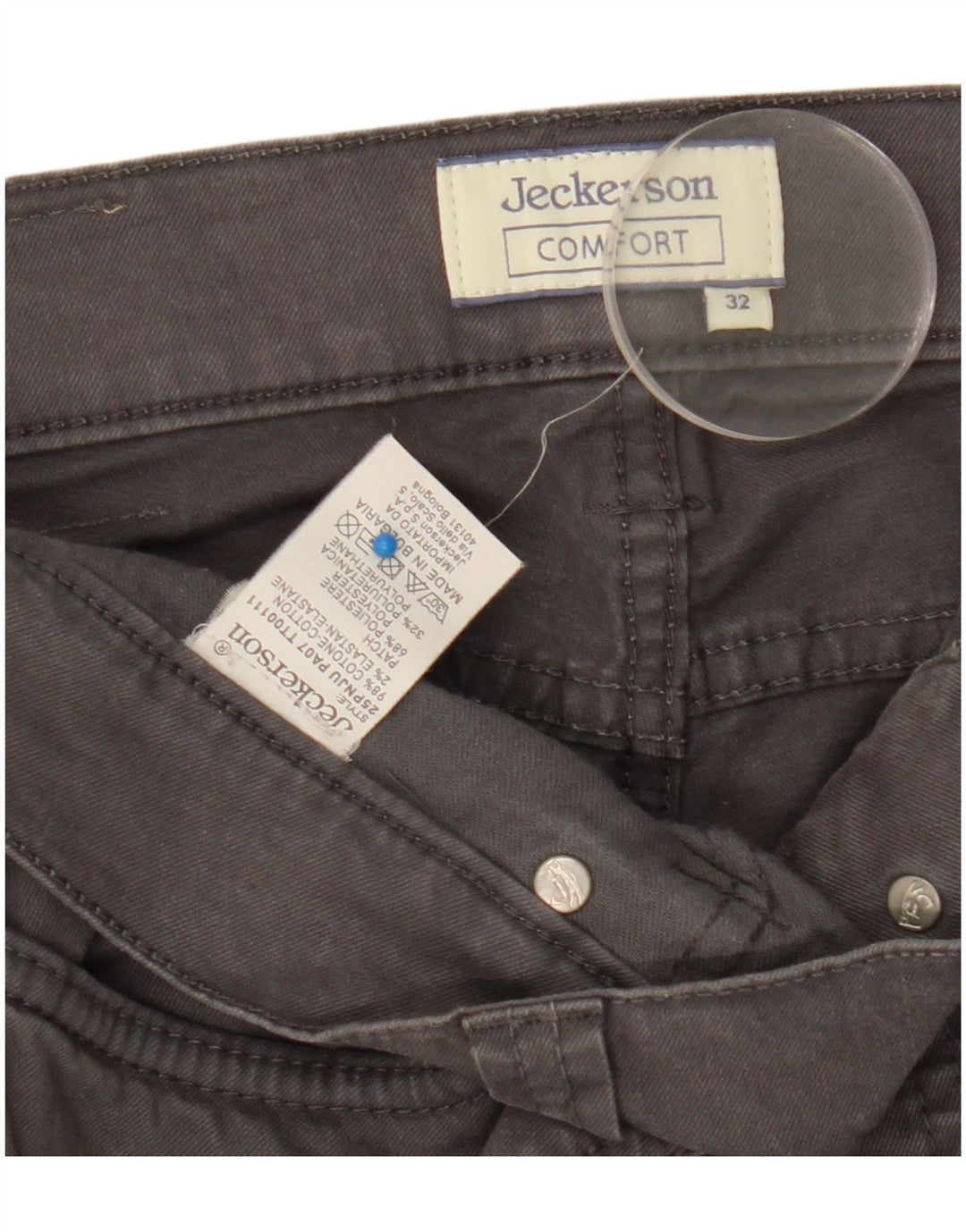 Jeckerson Dame Slim Jeans W32 L31 Grå Bomuld