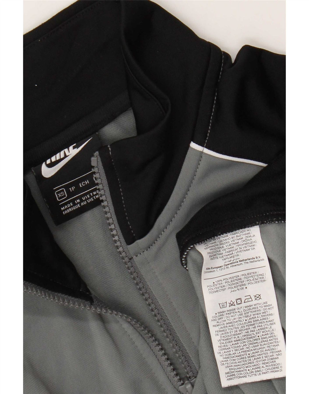Nike Træningsdragt til mænd Topjakke XS Grå Colourblock Polyester