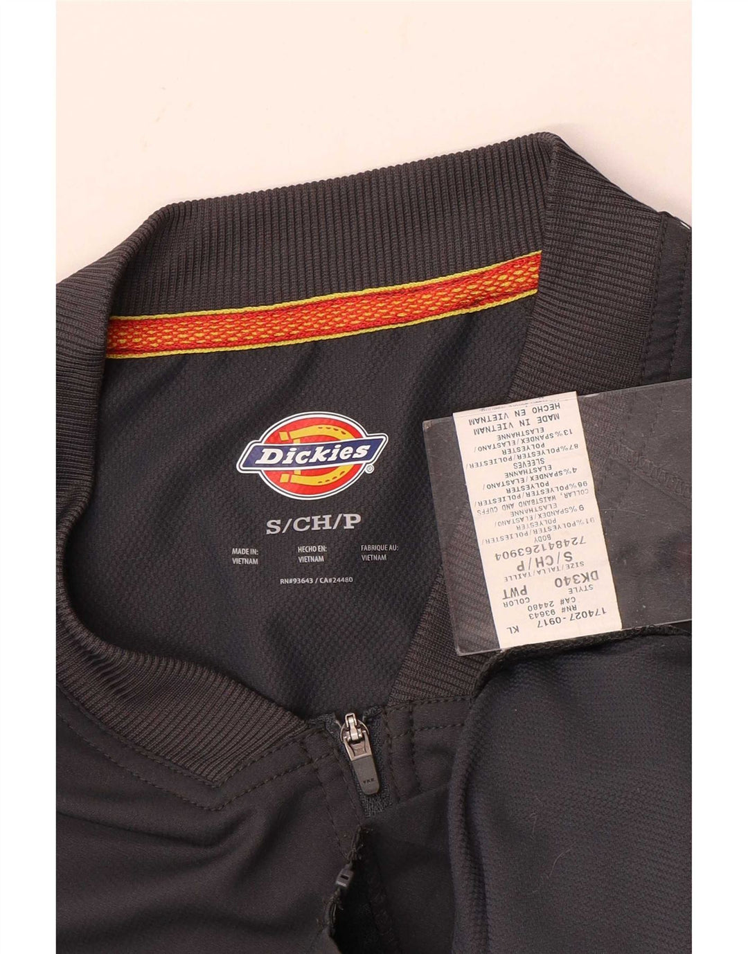 Dickies Herre træningsdragt Top jakke Lille grå Flecked Polyester