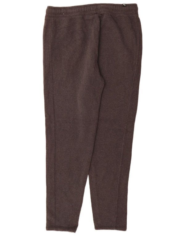 PUMA Mens Tracksuit Trousers Medium  Grey Cotton