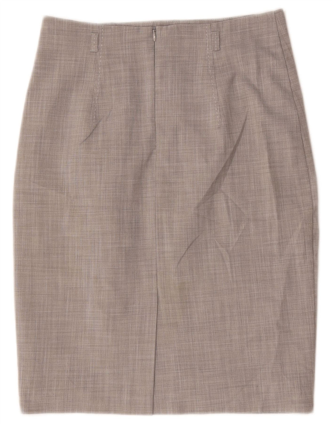 Marks & Spencer Pencil Nederdel til kvinder UK 10 Small W30 Grå Polyester