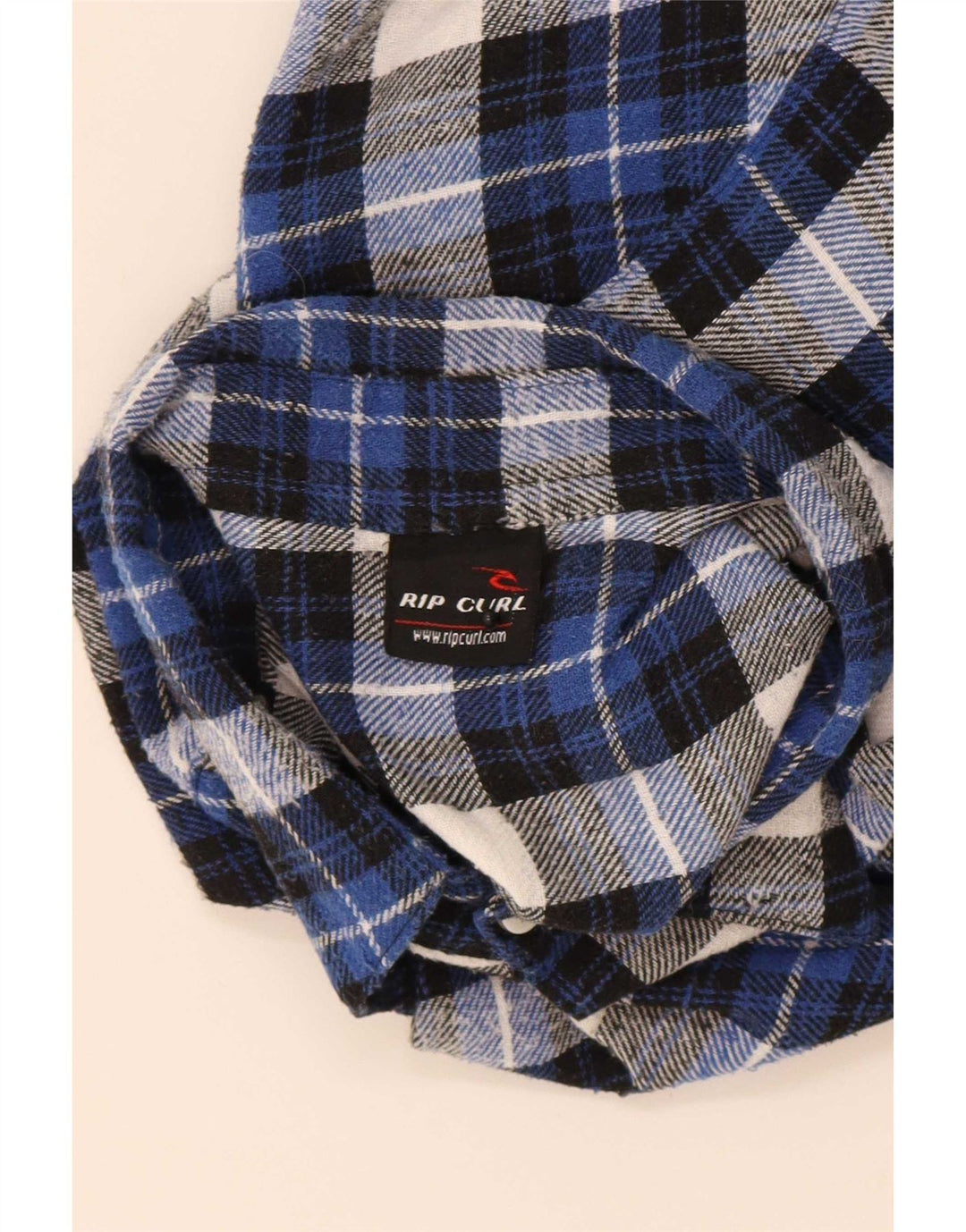 Rip Curl Herre flannelskjorte Stor blå ternet