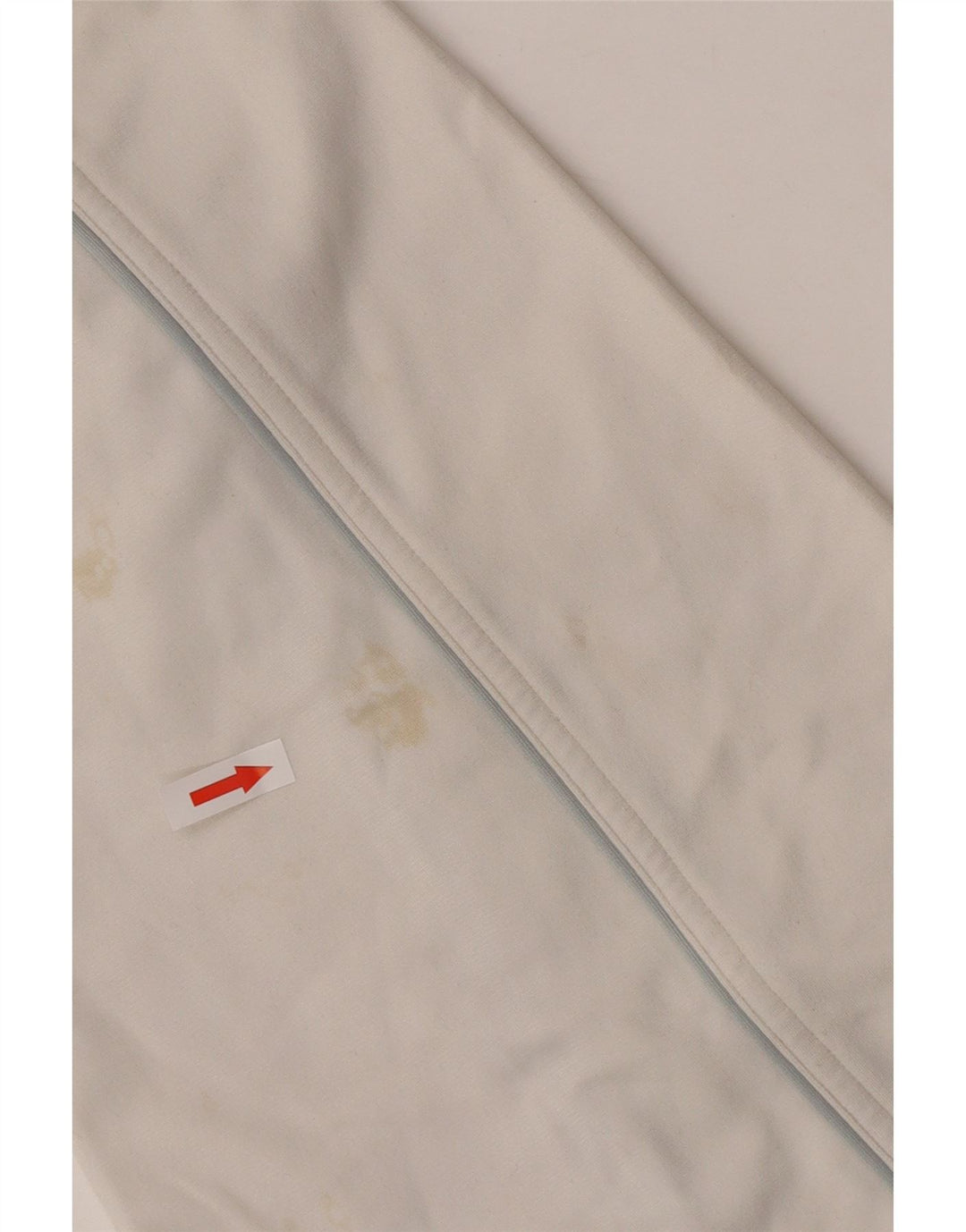 ADIDAS Træningsdragt til mænd Topjakke UK 42/44 Stor hvid polyester