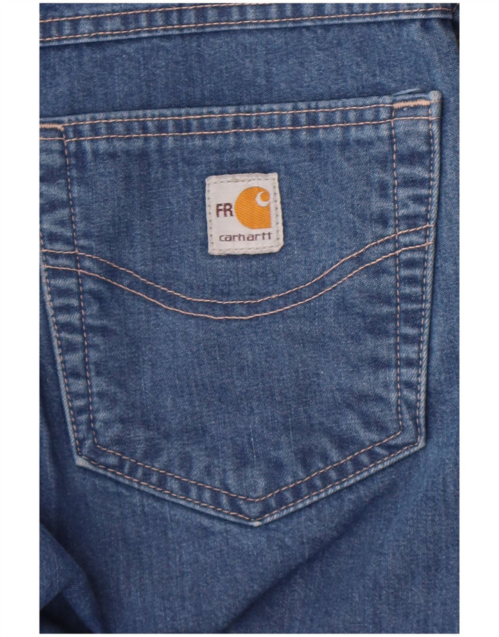 Carhartt herre cropped jeans W42 L26 blå