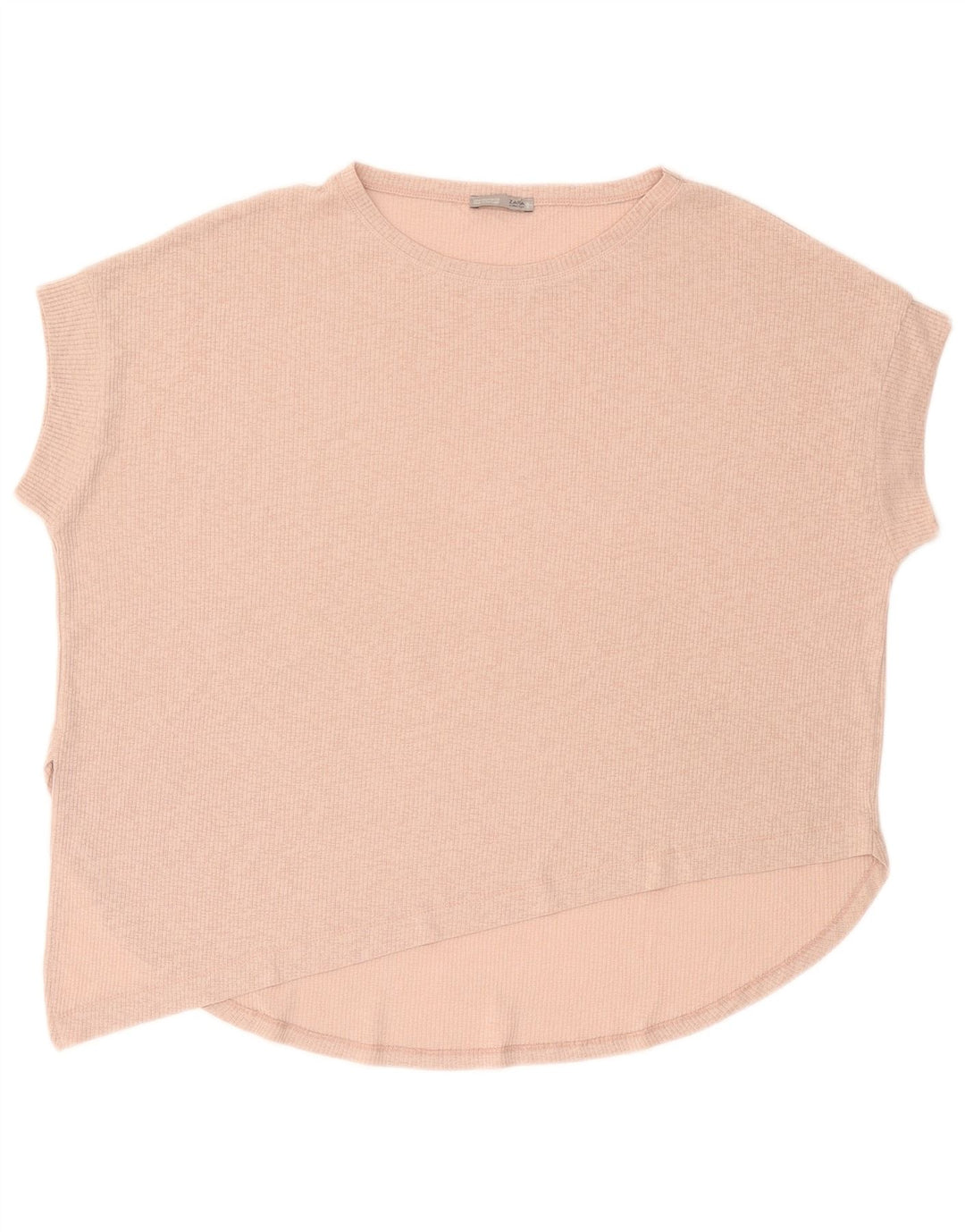 Zara Dame Oversized Bluse Top Medium Pink