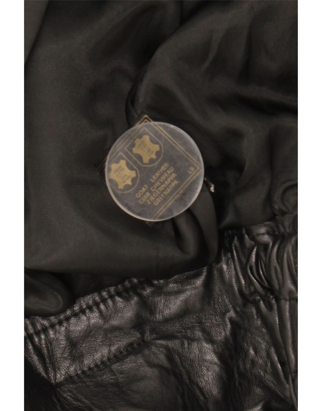 AVANTI Herre Læderjakke UK 40 Stor Sort Læder