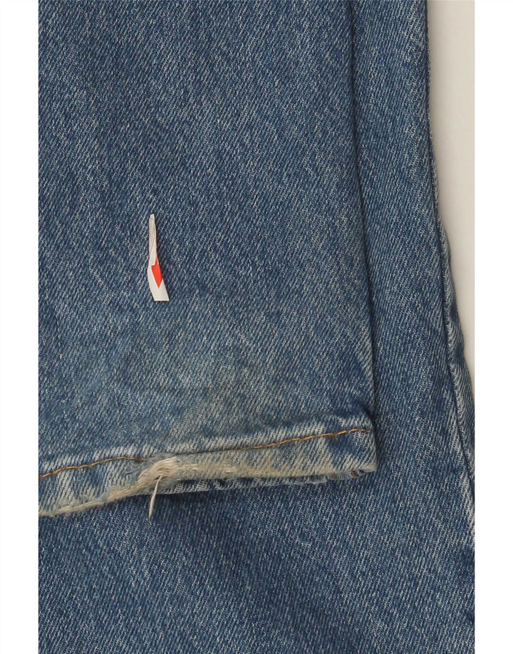 Levi's Herre 516 Straight Jeans W34 L32 Blå Bomuld