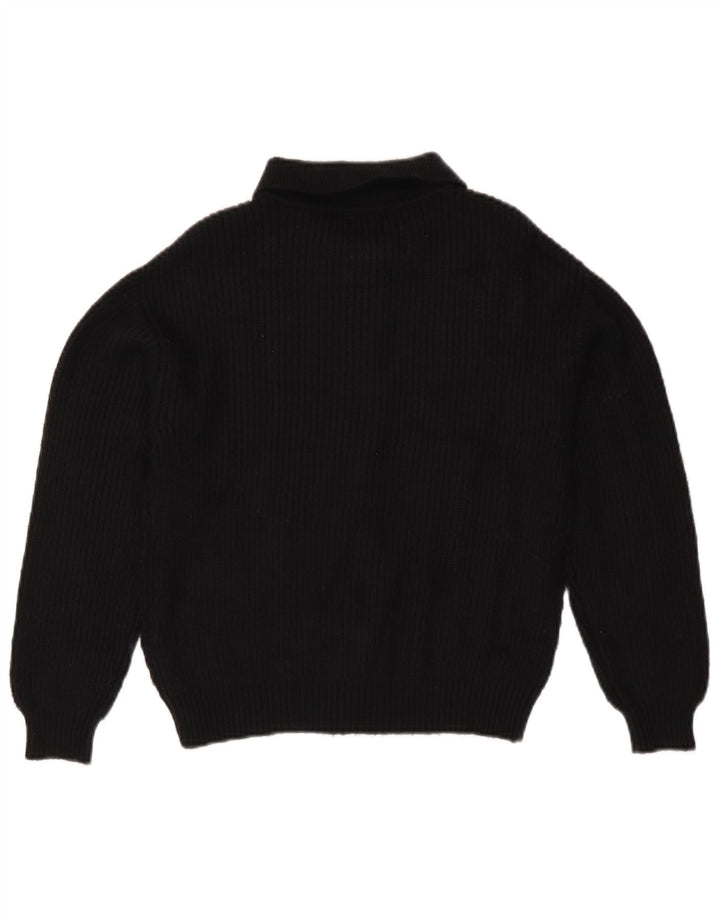 Marks & Spencer dame cardigan sweater UK 6 XS Sort viskose
