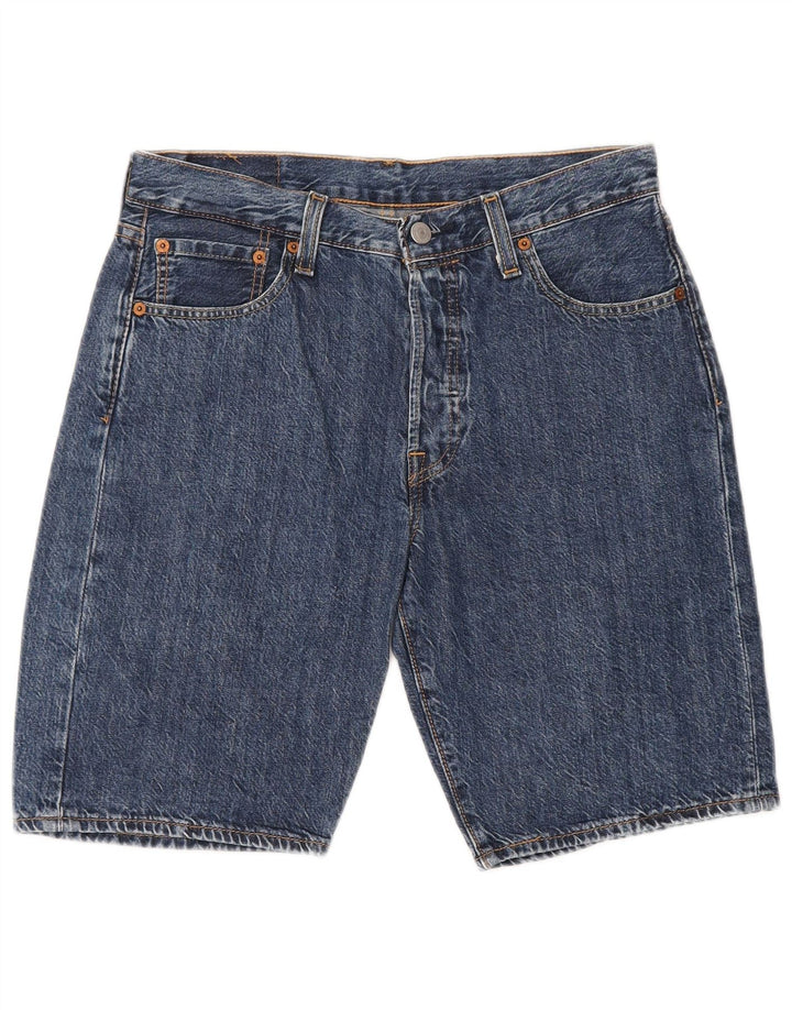 Levi's Herre 501 denimshorts W30 mellemblå bomuld