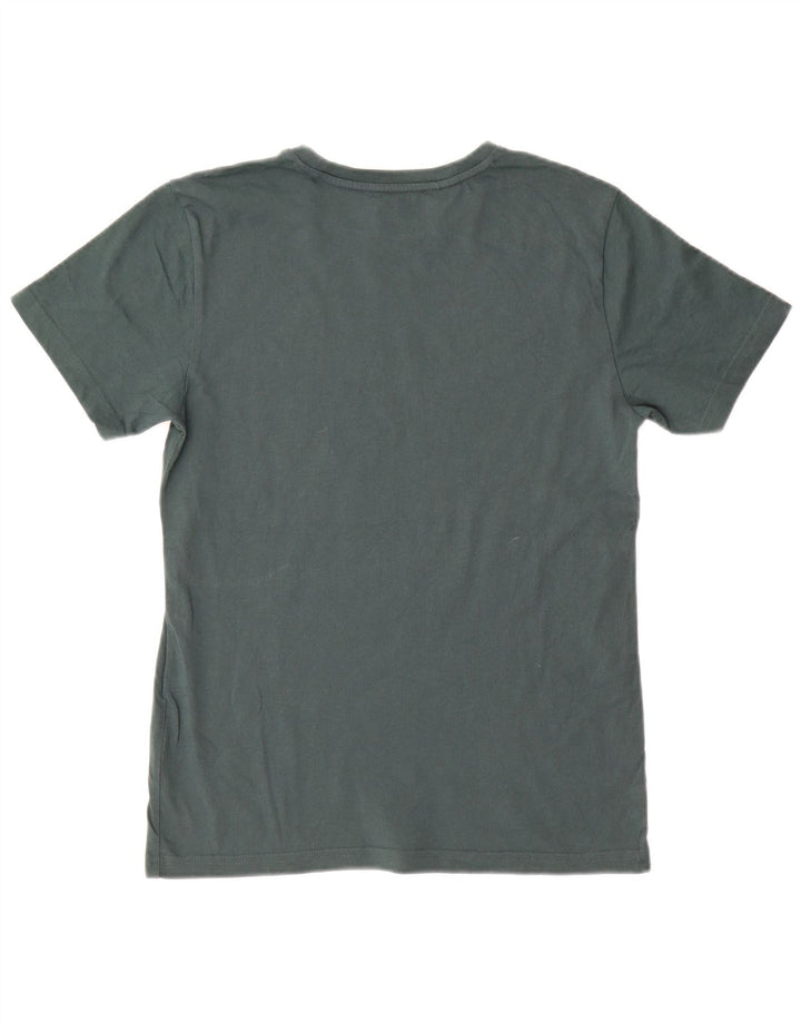 Adidas drenge grafisk t-shirt top 13-14 år grøn bomuld