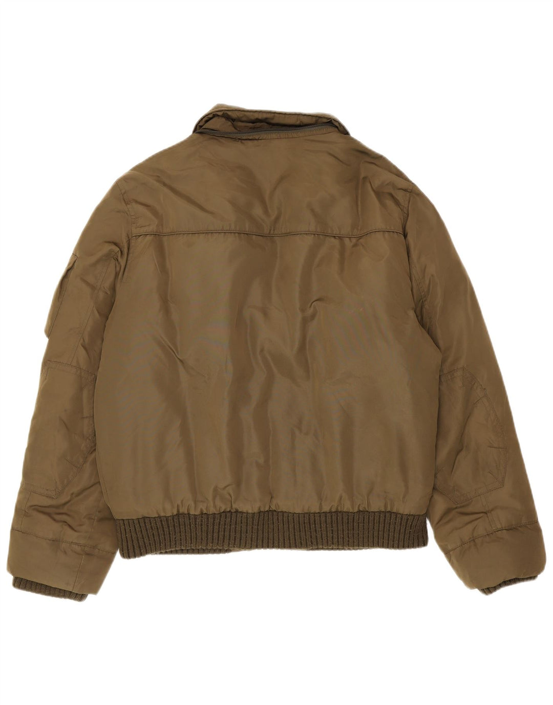 Tommy Hilfiger Herre Polstret Jakke UK 40 Stor Khaki Nylon