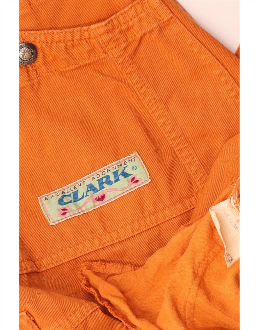 CLARK Damebukserkjole UK 14 Medium Orange Bomuld