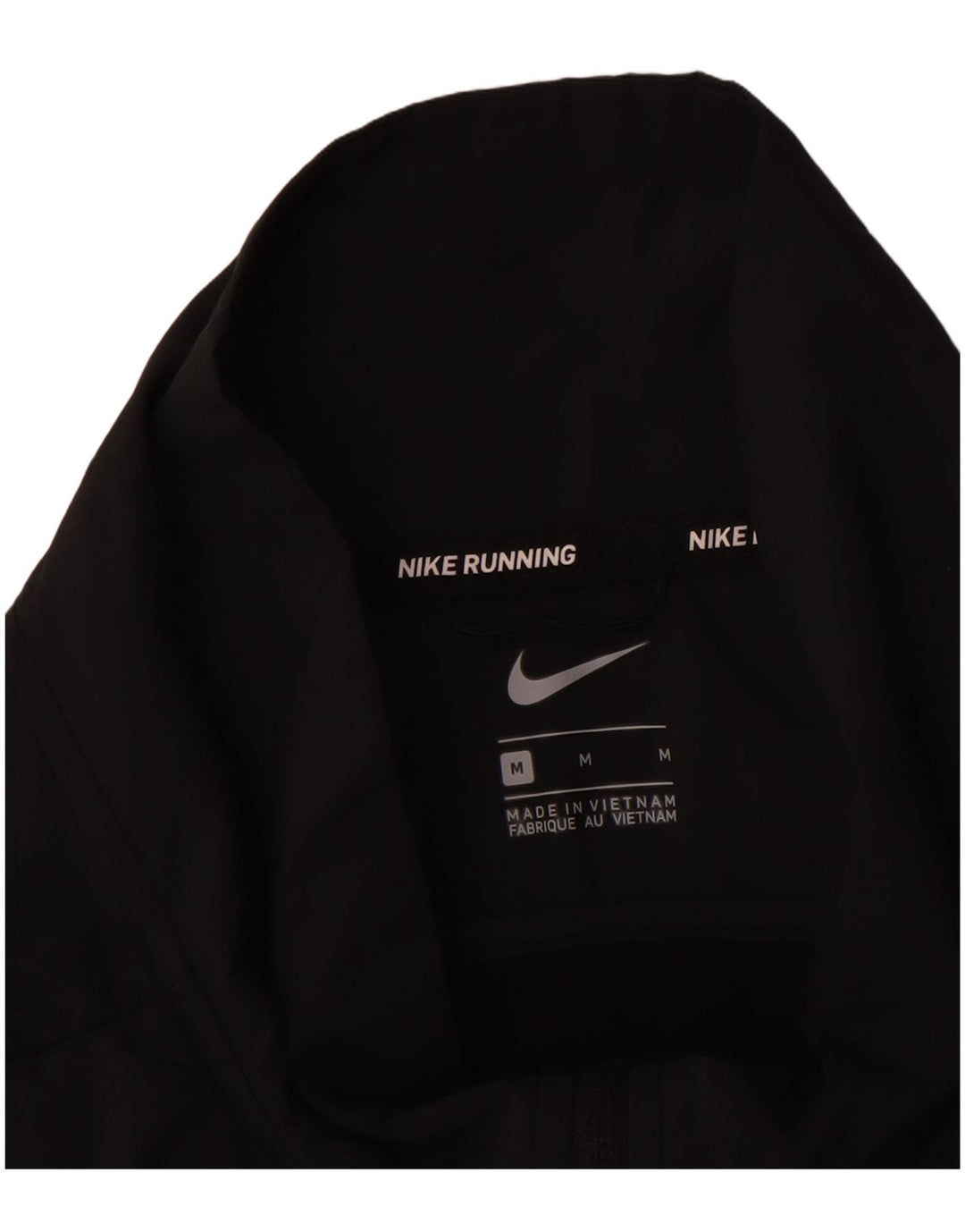 NIKE træningsdragt topjakke til kvinder UK 14 Medium Sort Spandex