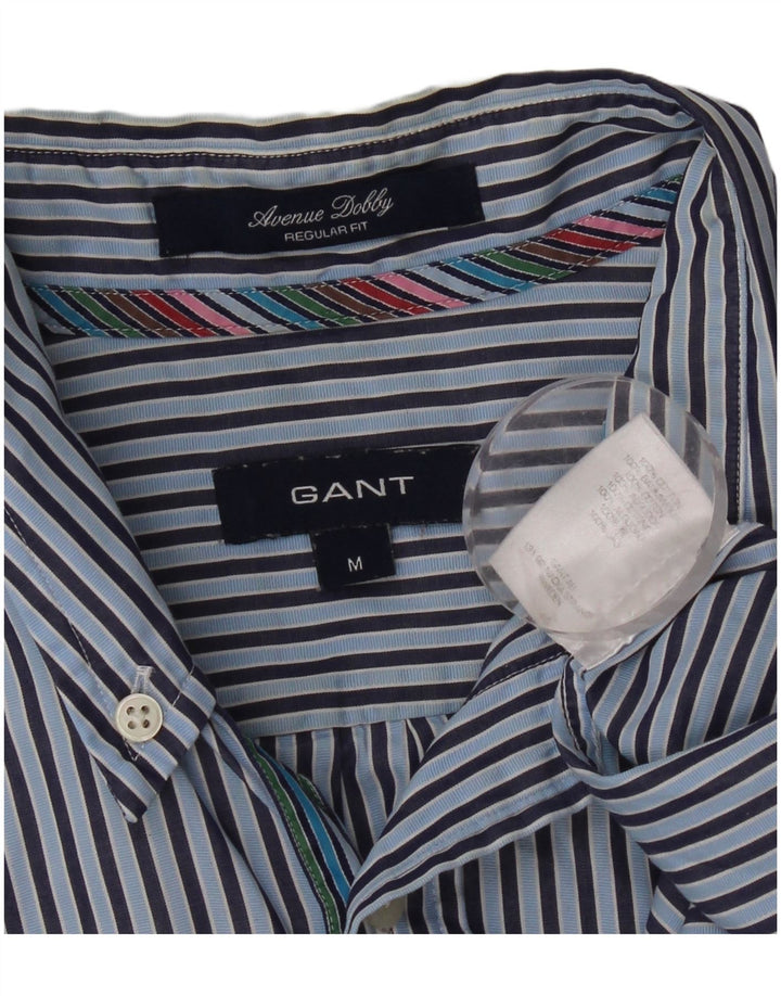 Gant herre Regular Fit skjorte medium blå nålestribet bomuld