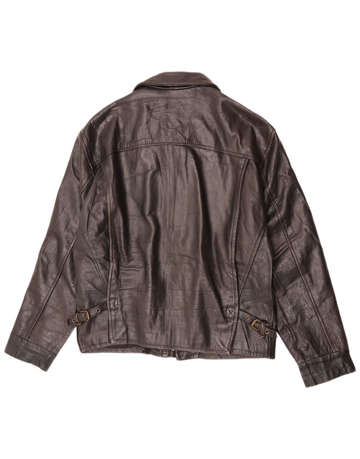 Vintage herre læderjakke UK 36 Small Brown