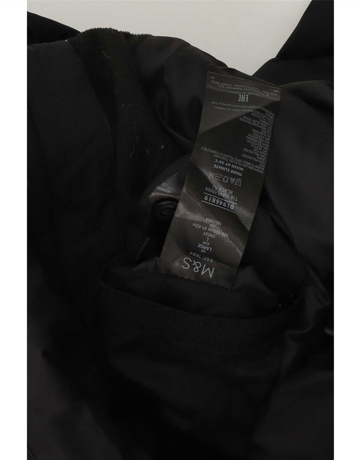 Marks & Spencer Herre hættepolstret frakke UK 40 Large Black Polyester