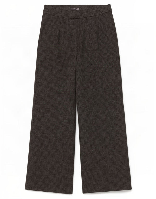 Marks & Spencer Dame Casual Bukser UK 14 Large W30 L30 Grå Houndstooth
