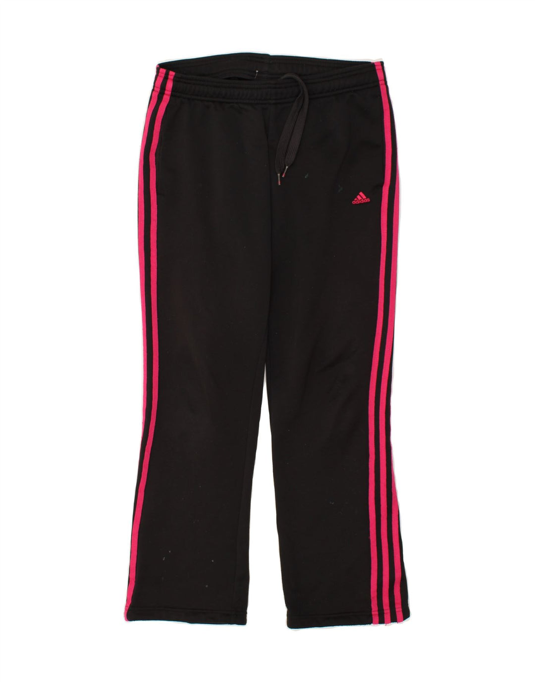ADIDAS Womens Climalite træningsdragt Bukser UK 8/10 Small Black Polyester