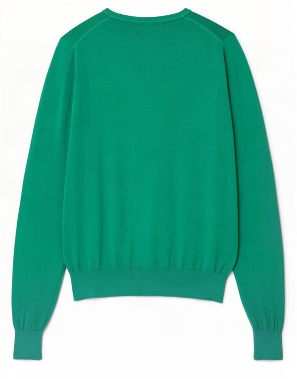 Refrigue Herre Boat Neck Jumper Sweater Medium Grøn Bomuld