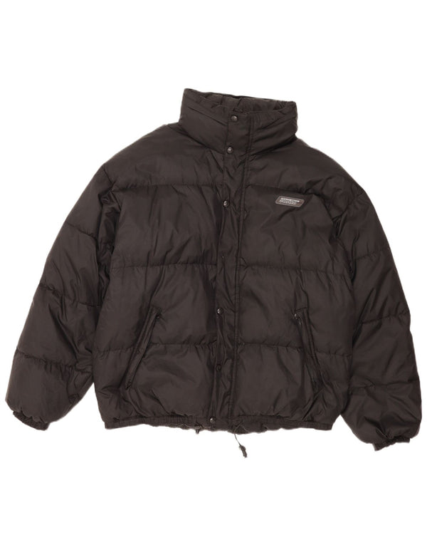 Lotto Herre hættepolstret jakke UK 42/44 XL sort nylon