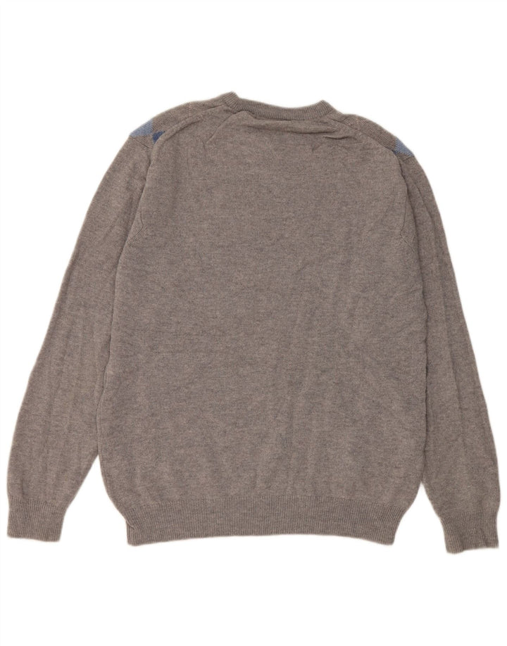 Marks & Spencer Herretrøjetrøje med rund hals, UK 38/40 Mellemgrå