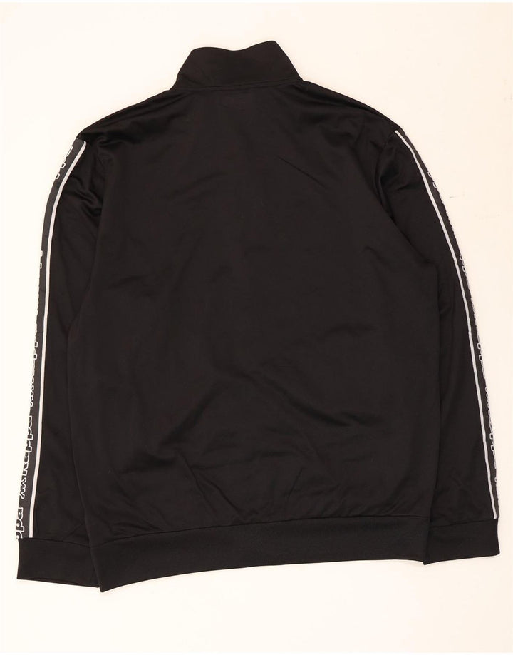 Kappa Herre grafisk træningsdragt Topjakke XL Sort Polyester