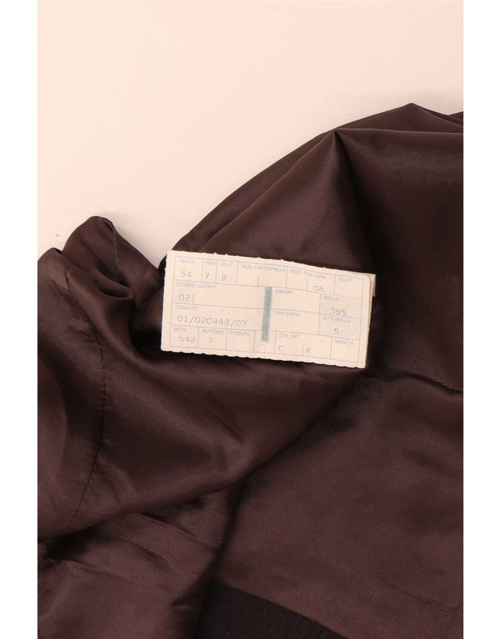 Vintage herrevest IT 54 XL sort uld