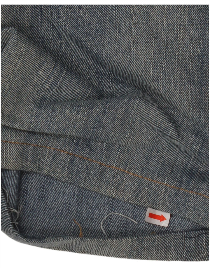 LEE Straight Jeans til mænd Størrelse 48 W38 L29 Blå Bomuld