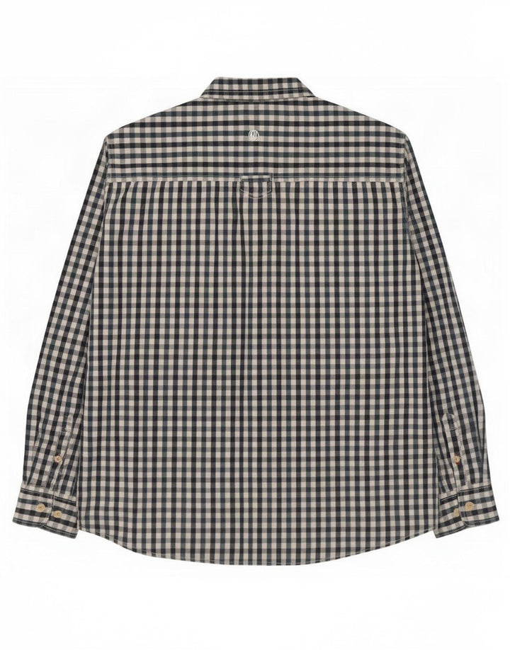 Fat Face Herreskjorte XL Grøn Gingham Bomuld