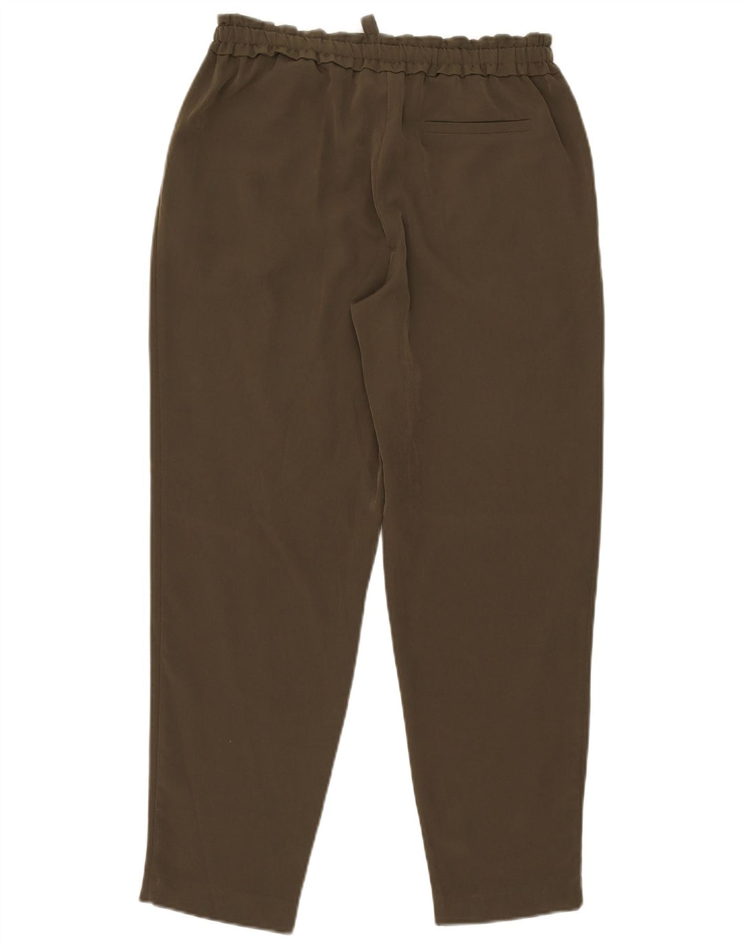 Zara Dame tilspidsede Casual Bukser Medium W28 L27 Khaki Polyester