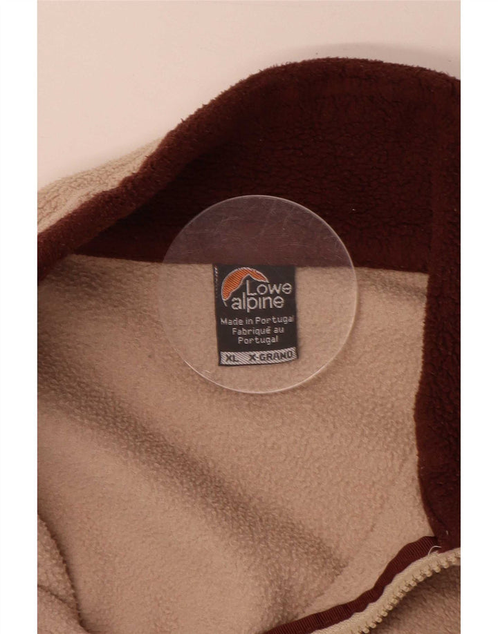 Lowe Alpine Herre Fleece Jumper med lynlås XL Beige Polyester