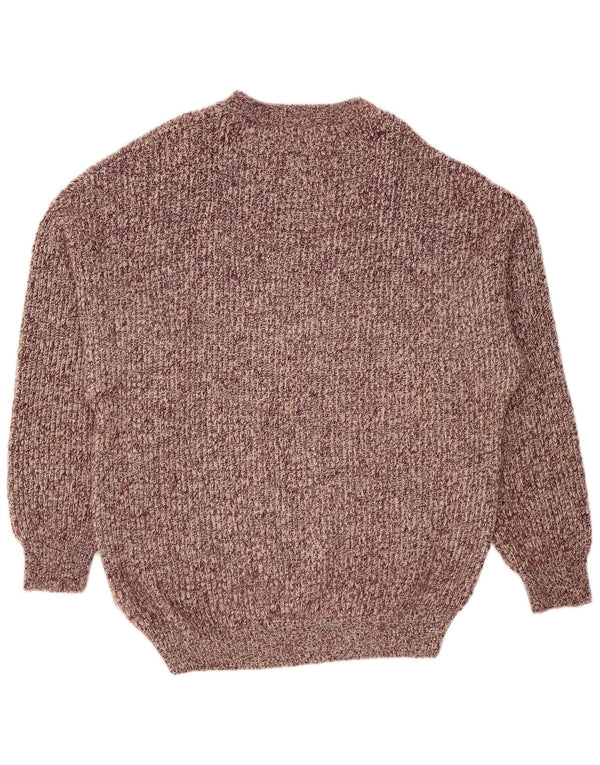 Kappa herre sweater med rund hals XL Burgundy Flecked Retro