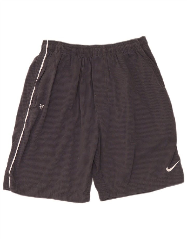 Nike Sportsshorts til mænd, små grå nålestriber