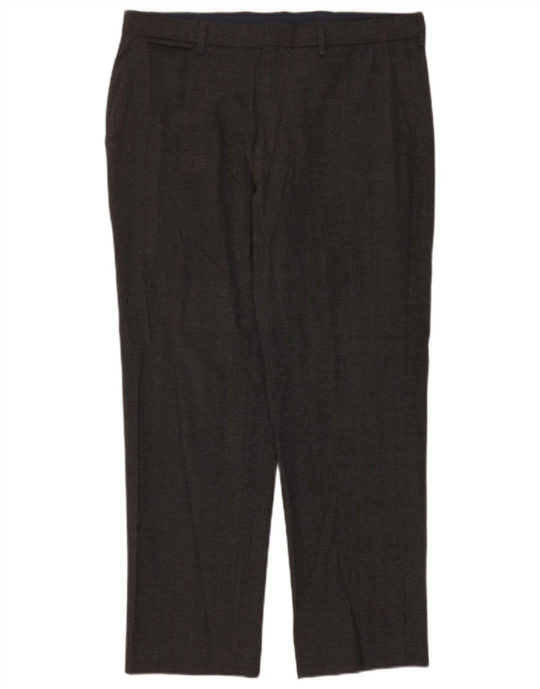 Marks & Spencer Herre Regular Fit Chinobukser W34 L29 Grå polyester
