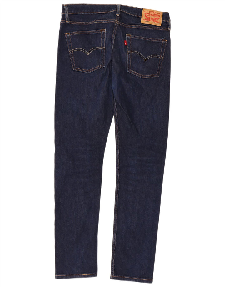 LEVI'S Herre 510 Skinny Jeans W33 L32 Marineblå Bomuld