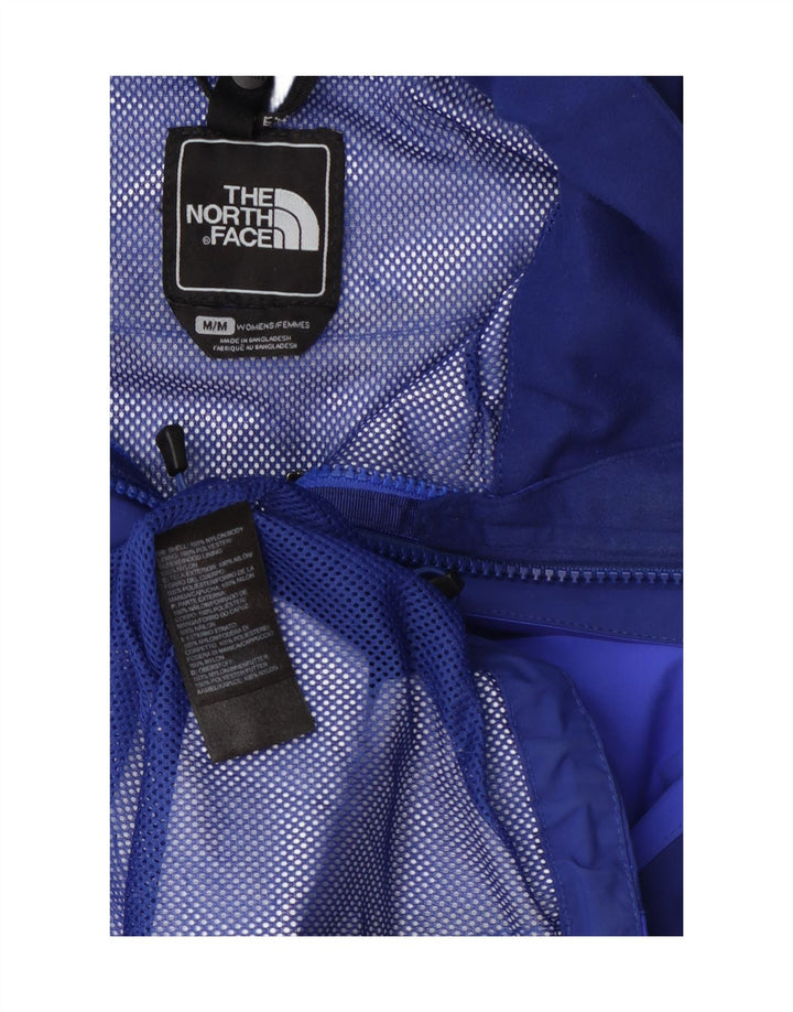 The North Face Regnjakke med hætte til kvinder UK 14 Medium Blue Colourblock