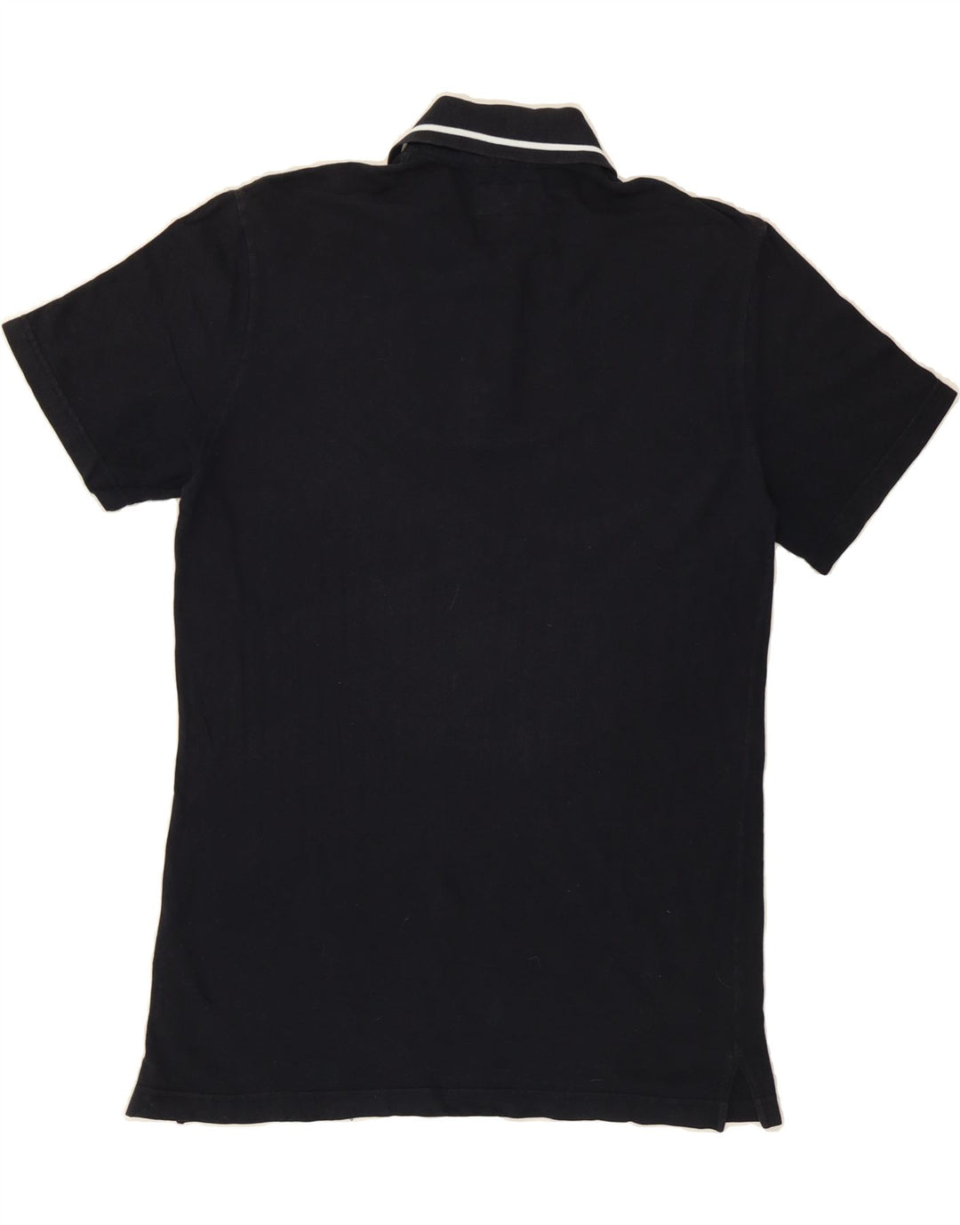 ARMANI JEANS Mens Polo Shirt Small Black Cotton Vintage Armani Jeans and Second-Hand Armani Jeans from Messina Hembry 