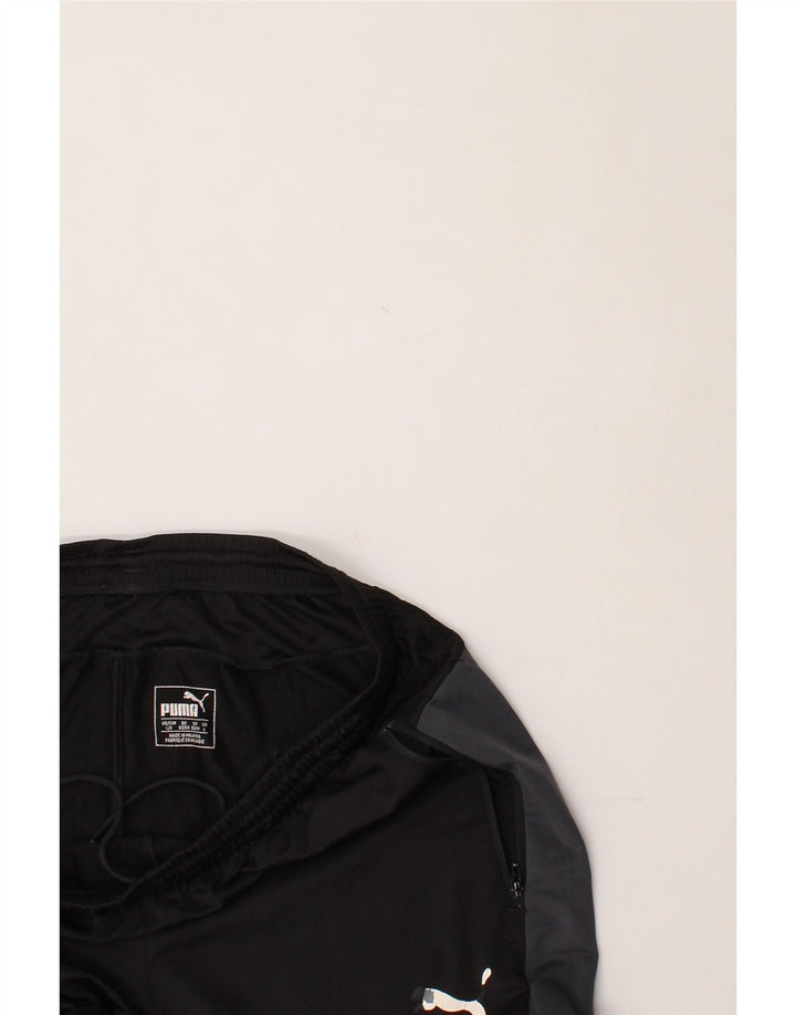 PUMA Mens Tracksuit Trousers Large  Black Colourblock Polyester Sports Vintage Puma and Second-Hand Puma from Messina Hembry 