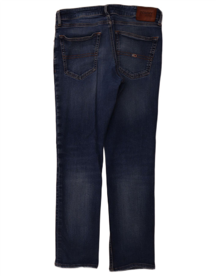 TOMMY HILFIGER Lige jeans til kvinder W32 L27 blå bomuld