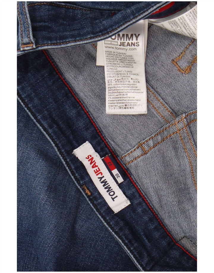 Tommy Hilfiger Herre Slim Jeans W30 L29 Blå Bomuld
