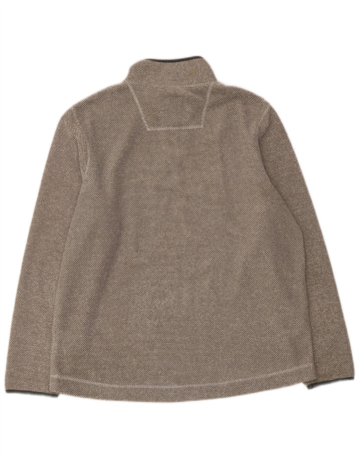 WEIRD FISH Fleece Jumper med lynlås til mænd XL Grå Polyester