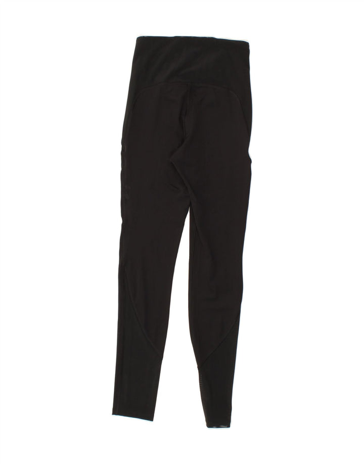 REEBOK Womens Leggings UK 4/6 XS  Black Polyamide Vintage Reebok and Second-Hand Reebok from Messina Hembry 