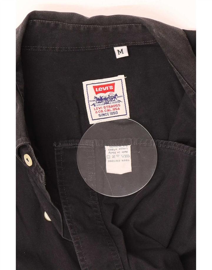 Levi's herreskjorte medium sort bomuld
