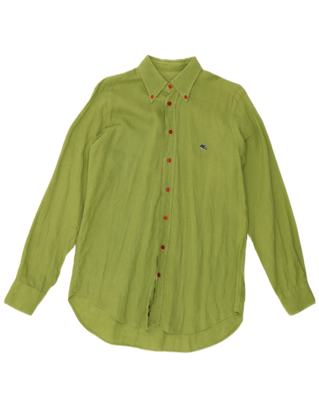Etro herreskjorte str. 40 Medium Grøn hør